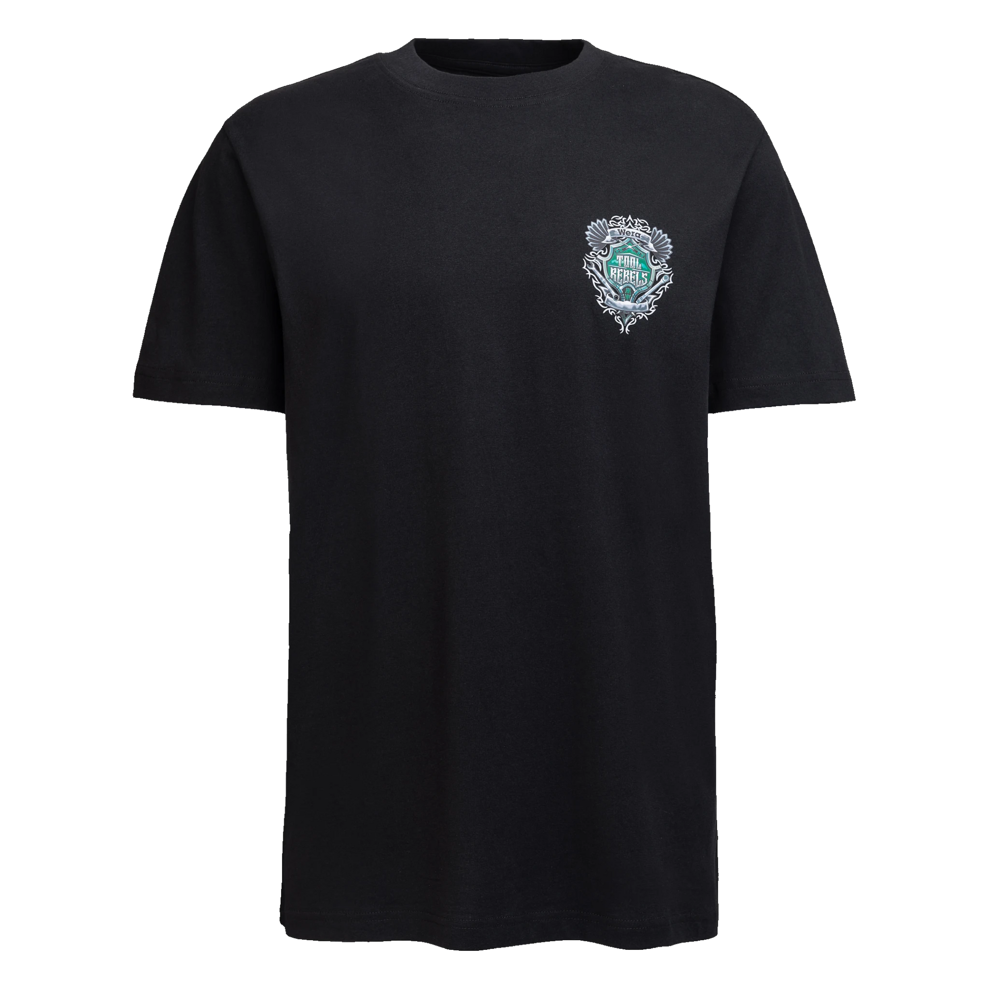 Wera Tool Rebel Merchandise T-Shirt "Be a Tool Rebel" schwarz mit Logo